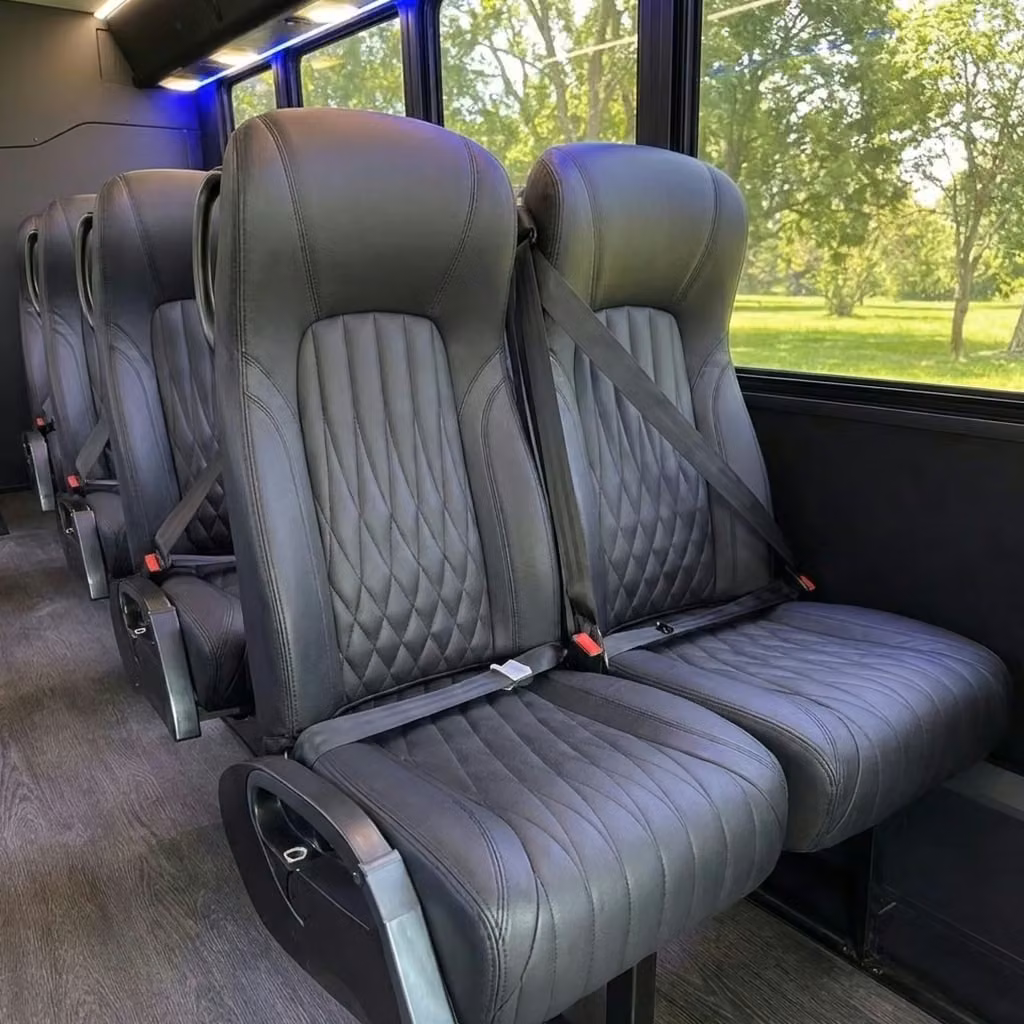 jeffersonville 20 passenger minibus high back seats