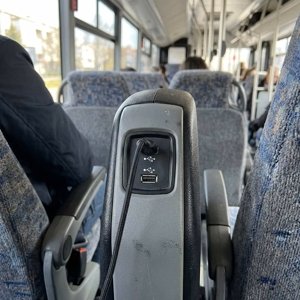 jeffersonville 28 passenger minibus usb charging