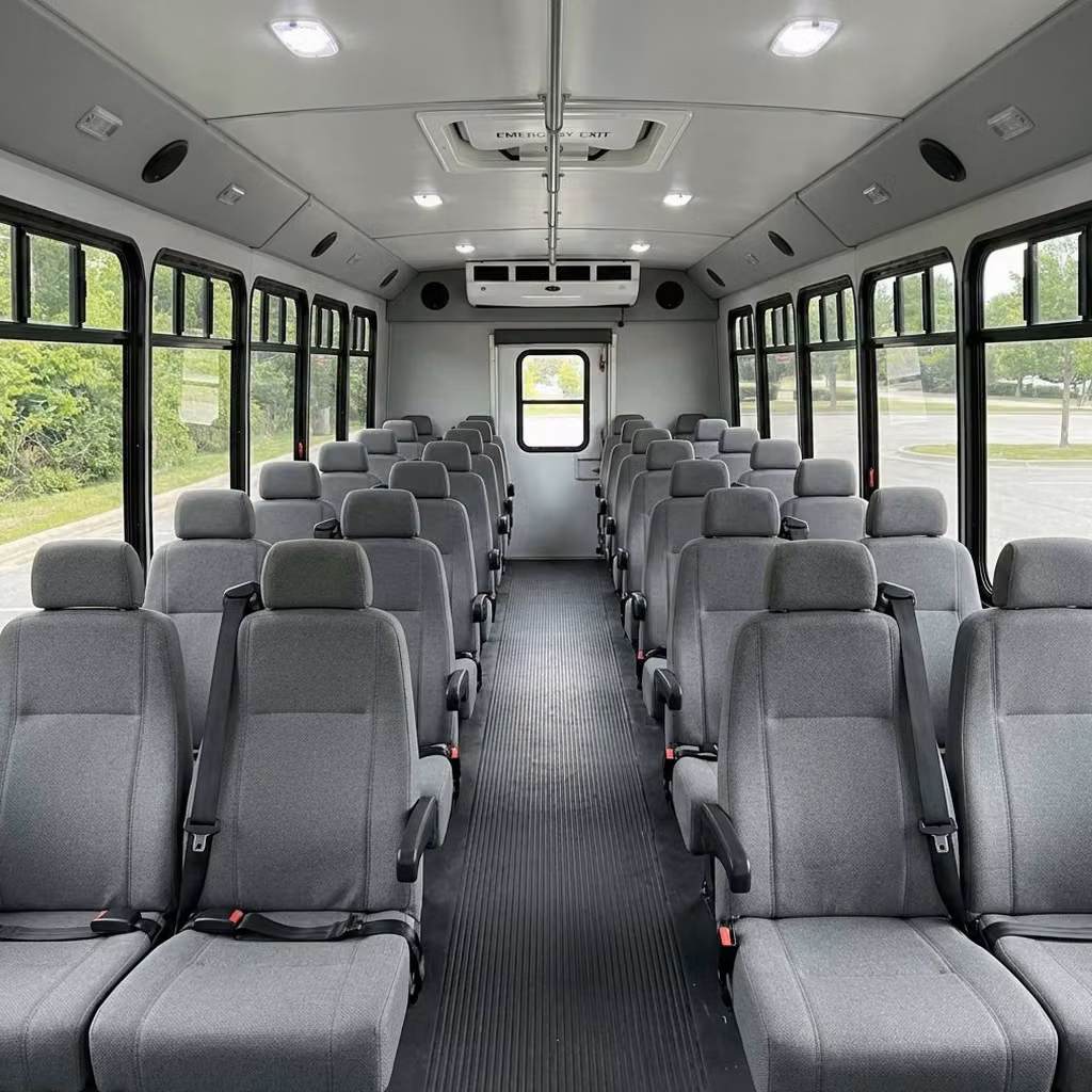 jeffersonville 30 passenger minibus seating