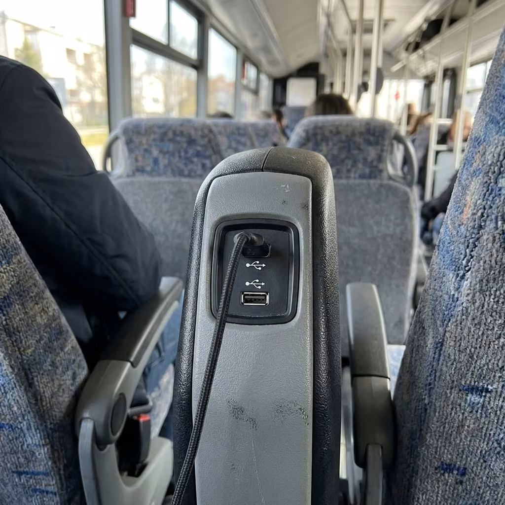 jeffersonville 30 passenger minibus usb charging