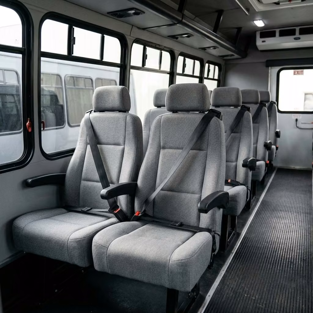 jeffersonville 35 passenger minibus reclining seats
