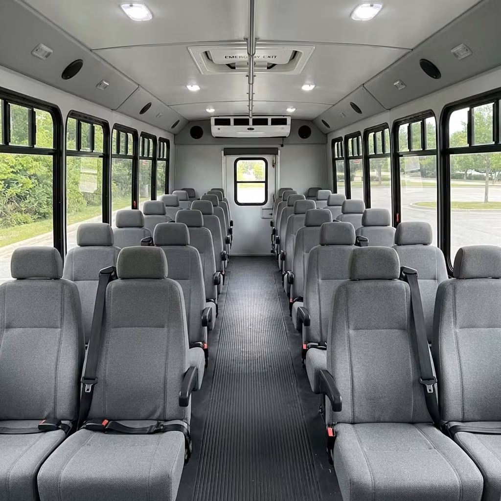 jeffersonville 35 passenger minibus seating