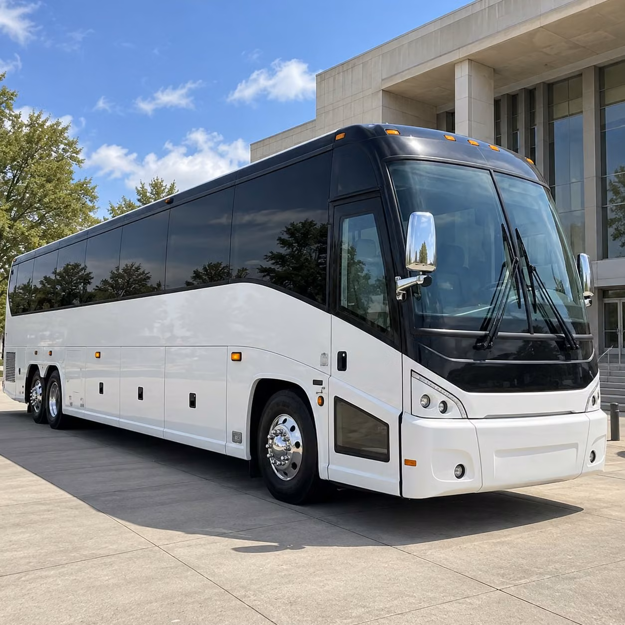jeffersonville 56 passenger charter bus rental