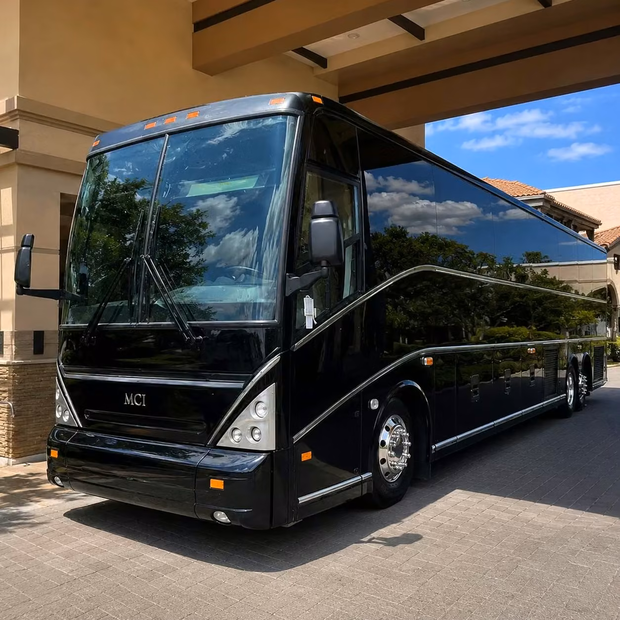 jeffersonville private event buses with wifi led lighting sound systems and restrooms