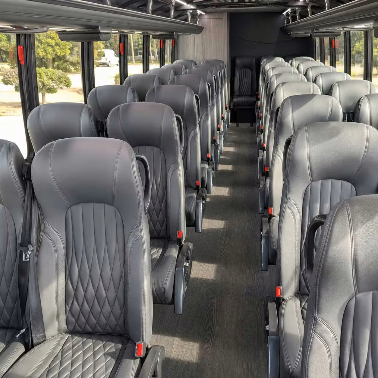 28 passenger minibus interior