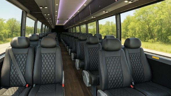 35 passenger minibus interior