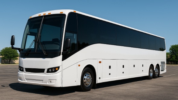 Exterior of Charter Bus Company Louisville's 50 Passenger Charter Bus in Louisville
