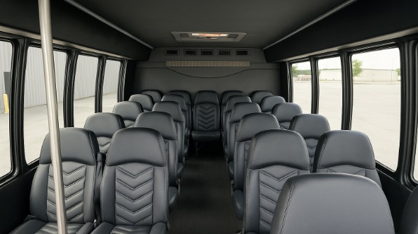 jeffersonville 18 passenger minibus inside
