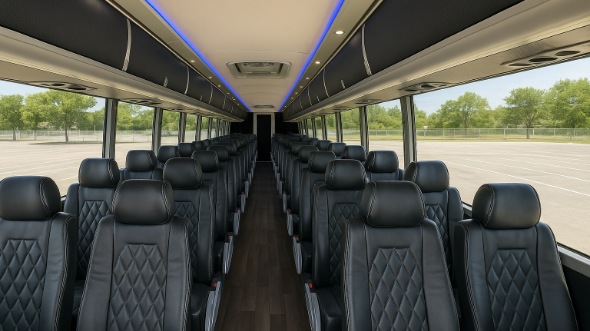 jeffersonville 54 passenger charter bus rental