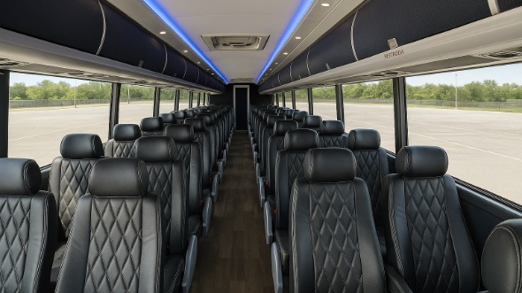 jeffersonville 55 passenger charter bus interior