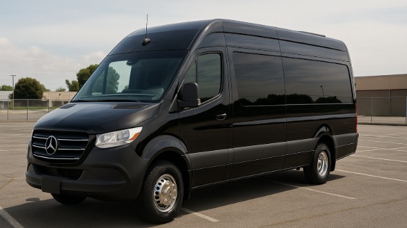 Exterior of Charter Bus Company Nashville's Sprinter Limo in Nashville